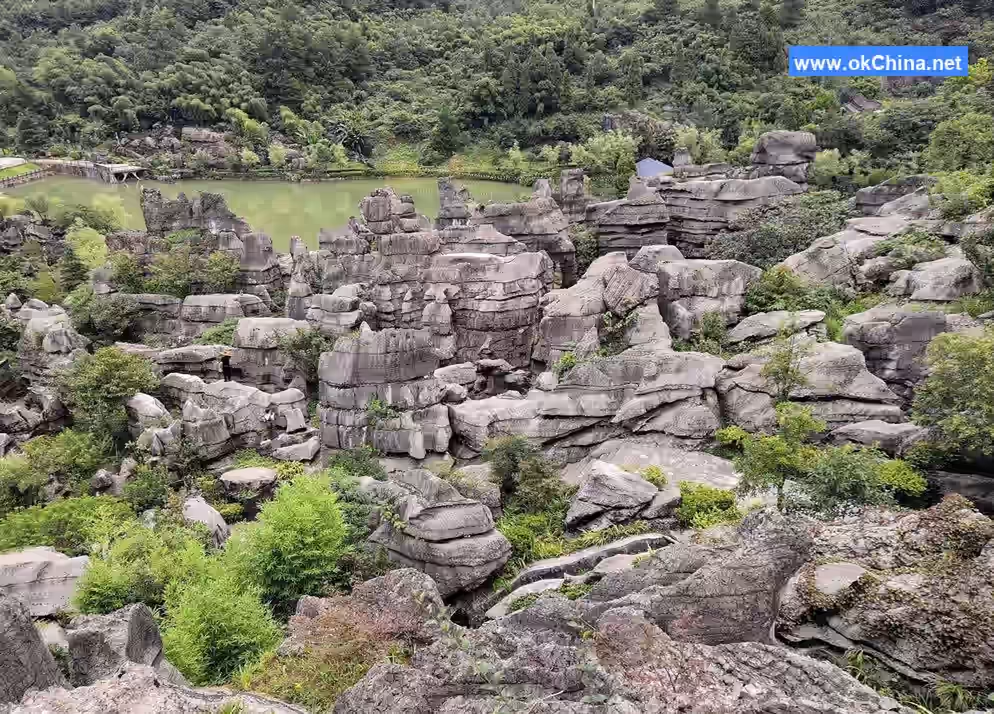 Wansheng Black Mountain Valley And Dragon Scale Stone Sea Scenic Area