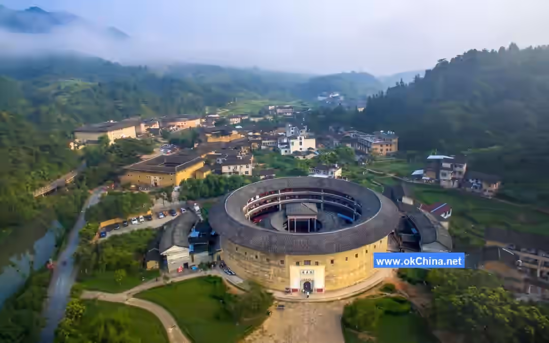 Fujian Tulou Tourist Area In Yongding And Nanjing