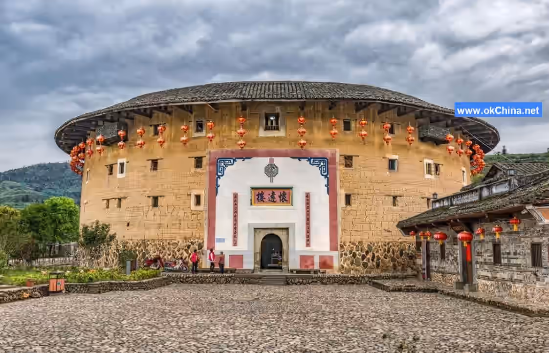 Fujian Tulou Tourist Area In Yongding And Nanjing