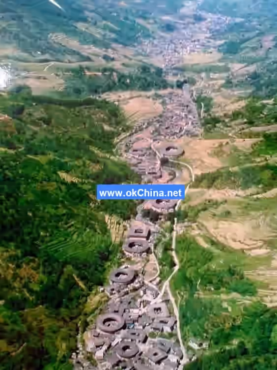 Fujian Tulou Tourist Area In Yongding And Nanjing