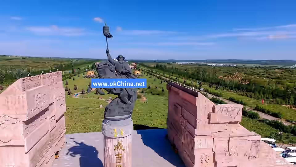 Mausoleum Of Genghis Khan Scenic Area