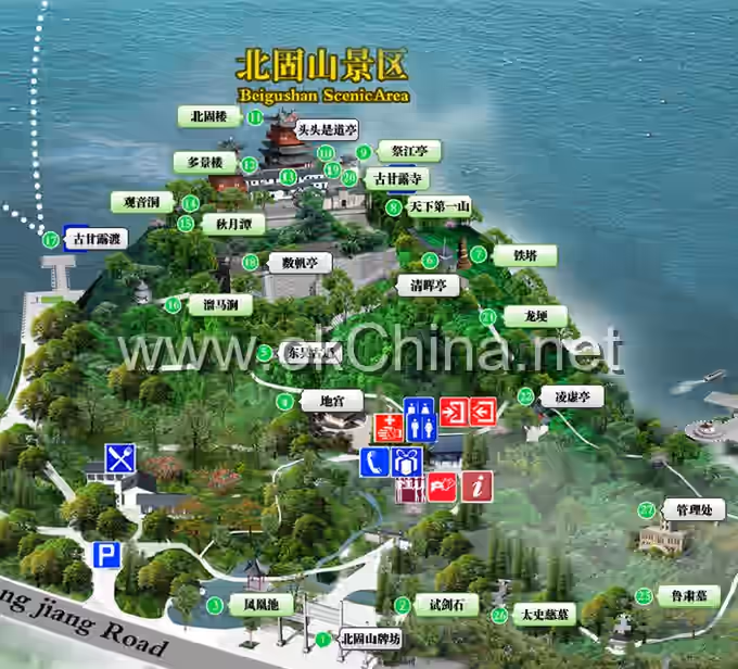 Mount Jin And Mount Jiao And Mount Beigu Scenic Area